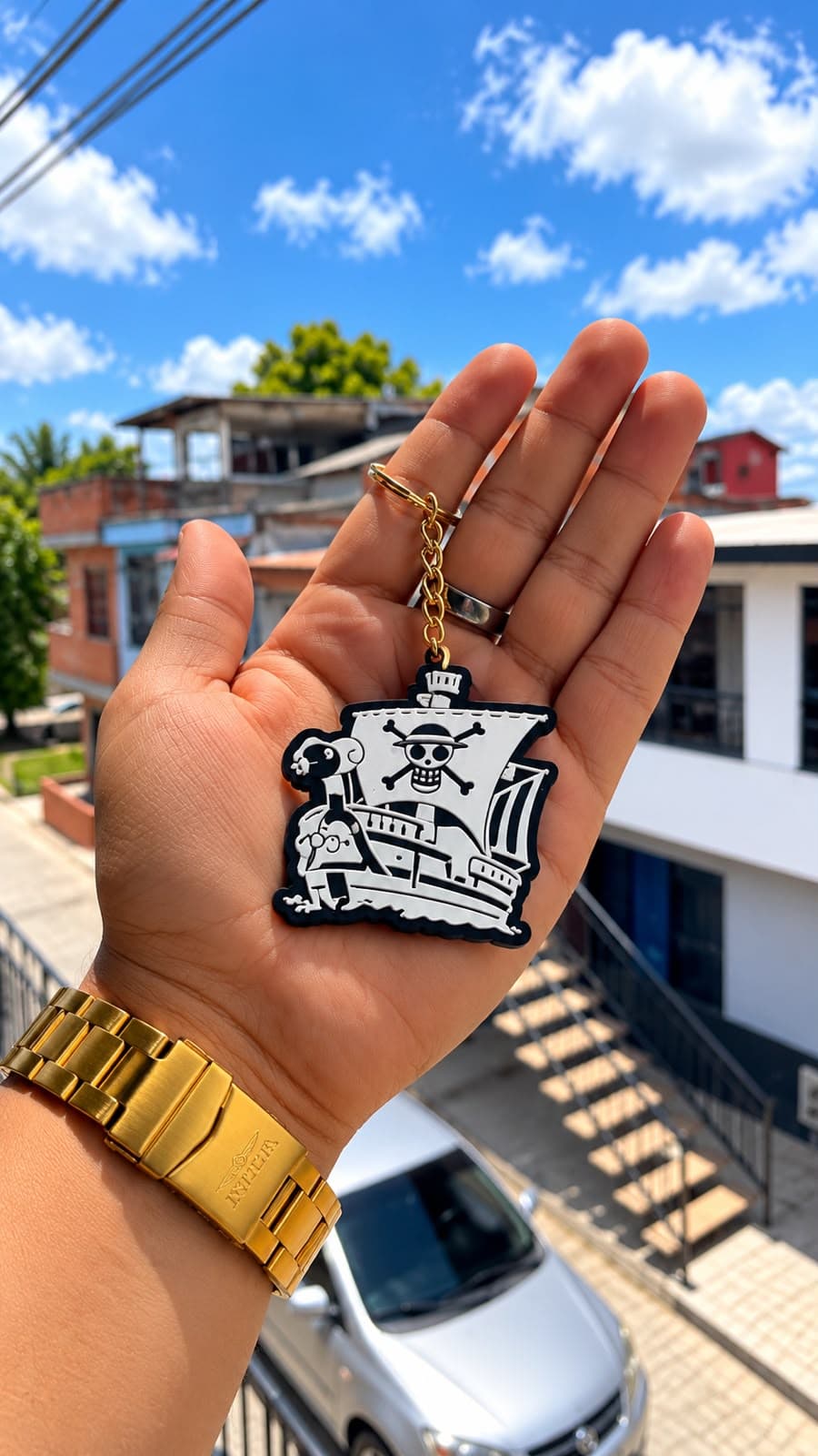 Llavero barco pirata (One piece)